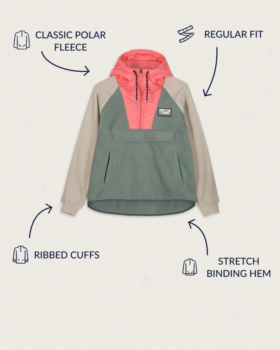 Alexander Recycled Polar Hooded Fleece
