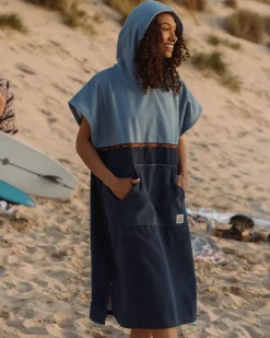 Baja Recycled Towel Poncho