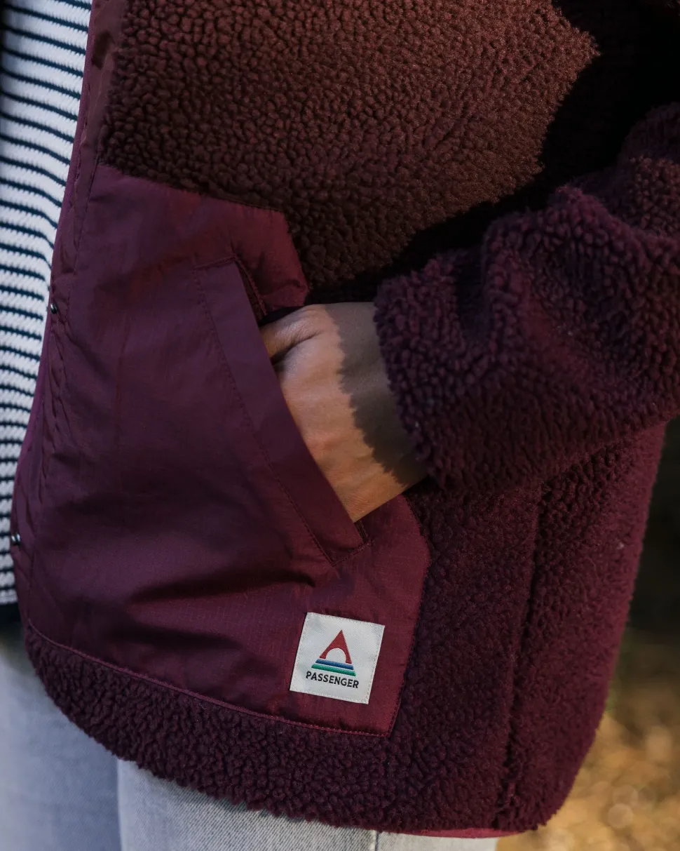 Clover Recycled Deep-Pile Sherpa Fleece