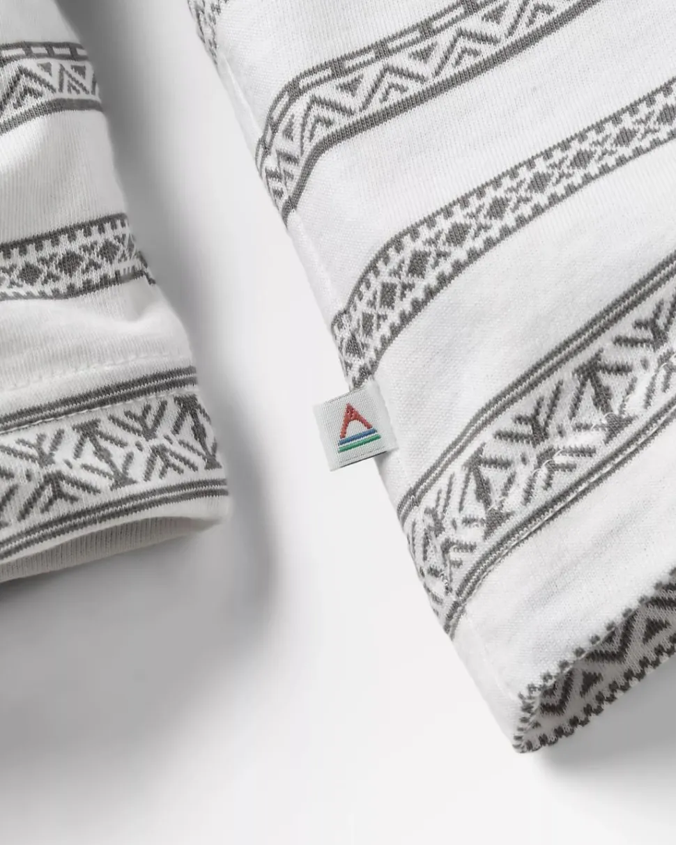 Crackle Organic Relaxed Fit LS T-Shirt