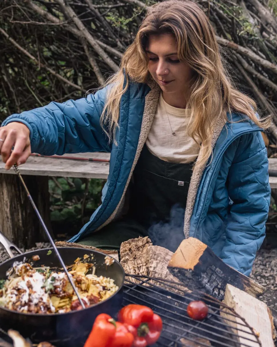 Earthy Recycled Sherpa Lined Insulated Jacket