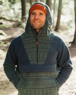 Edge Hooded 1/2 Zip Polar Fleece