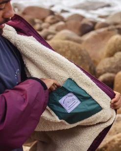 Escapism Recycled Sherpa Lined Changing Robe
