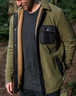 Firelight Sherpa Lined Overshirt