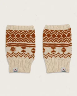 Flurry Recycled Fleece Lined Fingerless Mittens