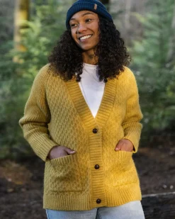 Homey Recycled Knitted Cable Cardigan