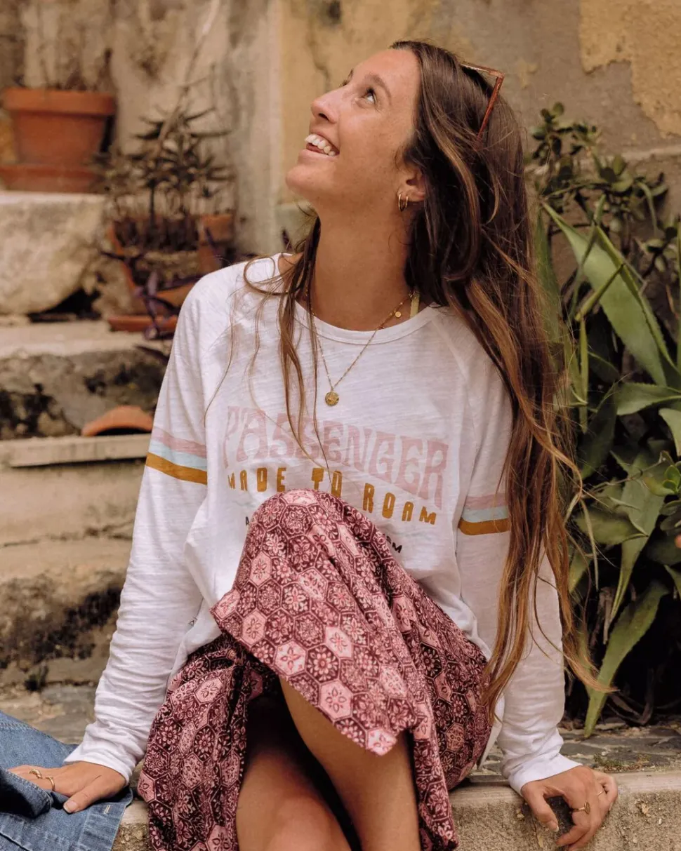 La Sarena Recycled Cotton Oversized LS T-Shirt