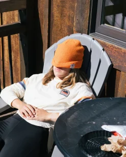 Moss Double Layer Recycled Waffle Beanie