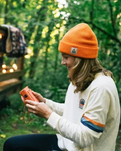 Moss Double Layer Recycled Waffle Beanie