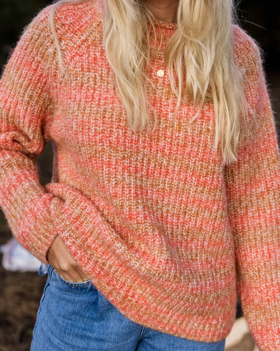 Mountainside Mock Neck Recycled Knitted Jumper