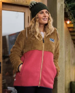 Nestling Recycled Sherpa Hooded Fleece