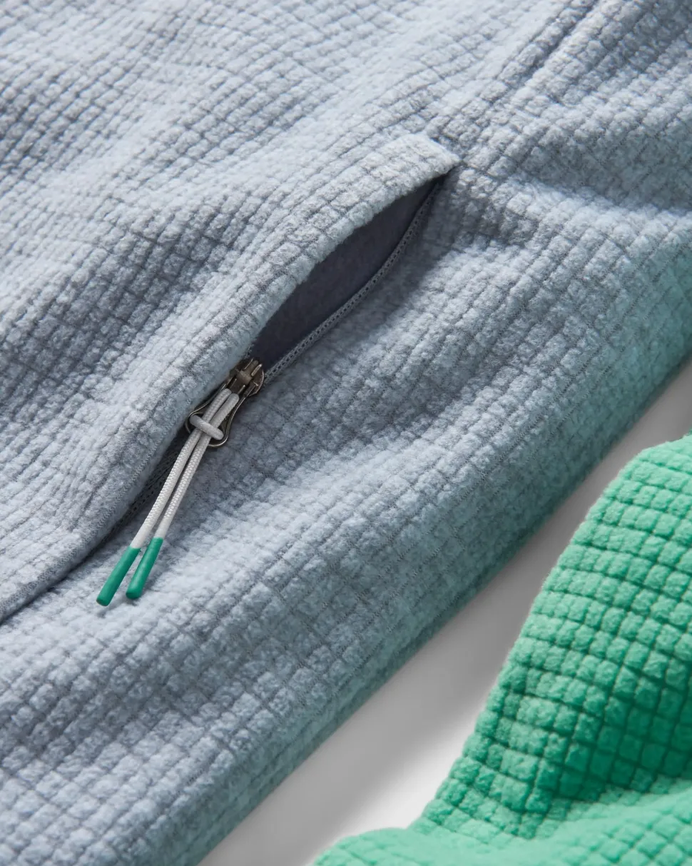 Overlook Recycled Grid Polar Fleece