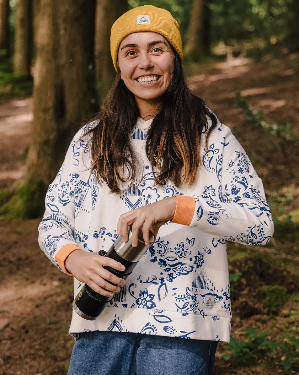 Patchwork Recycled Cotton Hoodie