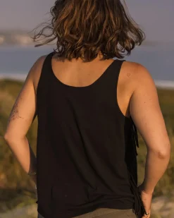 Poppy Recycled Cotton Tassel Tank Top