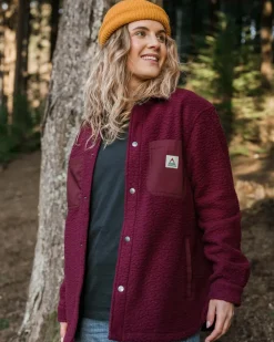 Rappel Recycled Sherpa Oversized Shirt