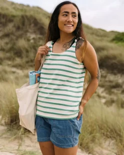 Sage Stripe Vest