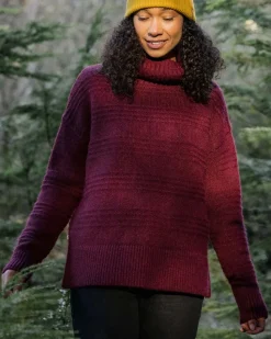 Snug Recycled Polo Neck Knitted Jumper