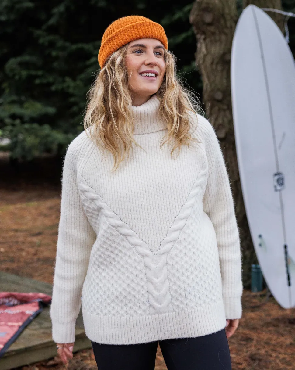 Snuggle Recycled Knitted Polo Neck