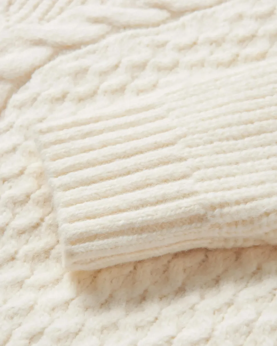 Snuggle Recycled Knitted Polo Neck