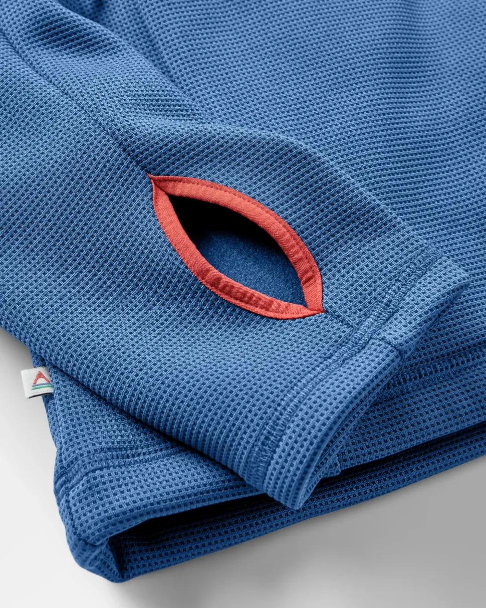 Vertical Full Zip Hooded Recycled Fleece