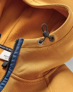 Vertical Full Zip Hooded Recycled Fleece