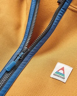 Vertical Full Zip Hooded Recycled Fleece