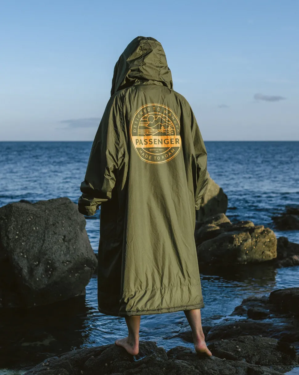 Waves Recycled Sherpa Lined Changing Robe