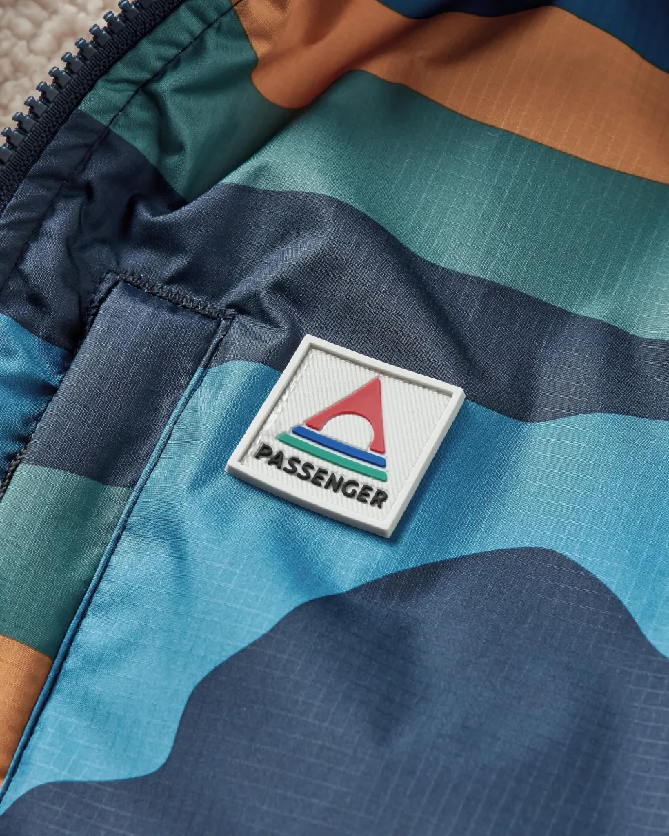 Waves Recycled Sherpa Lined Changing Robe