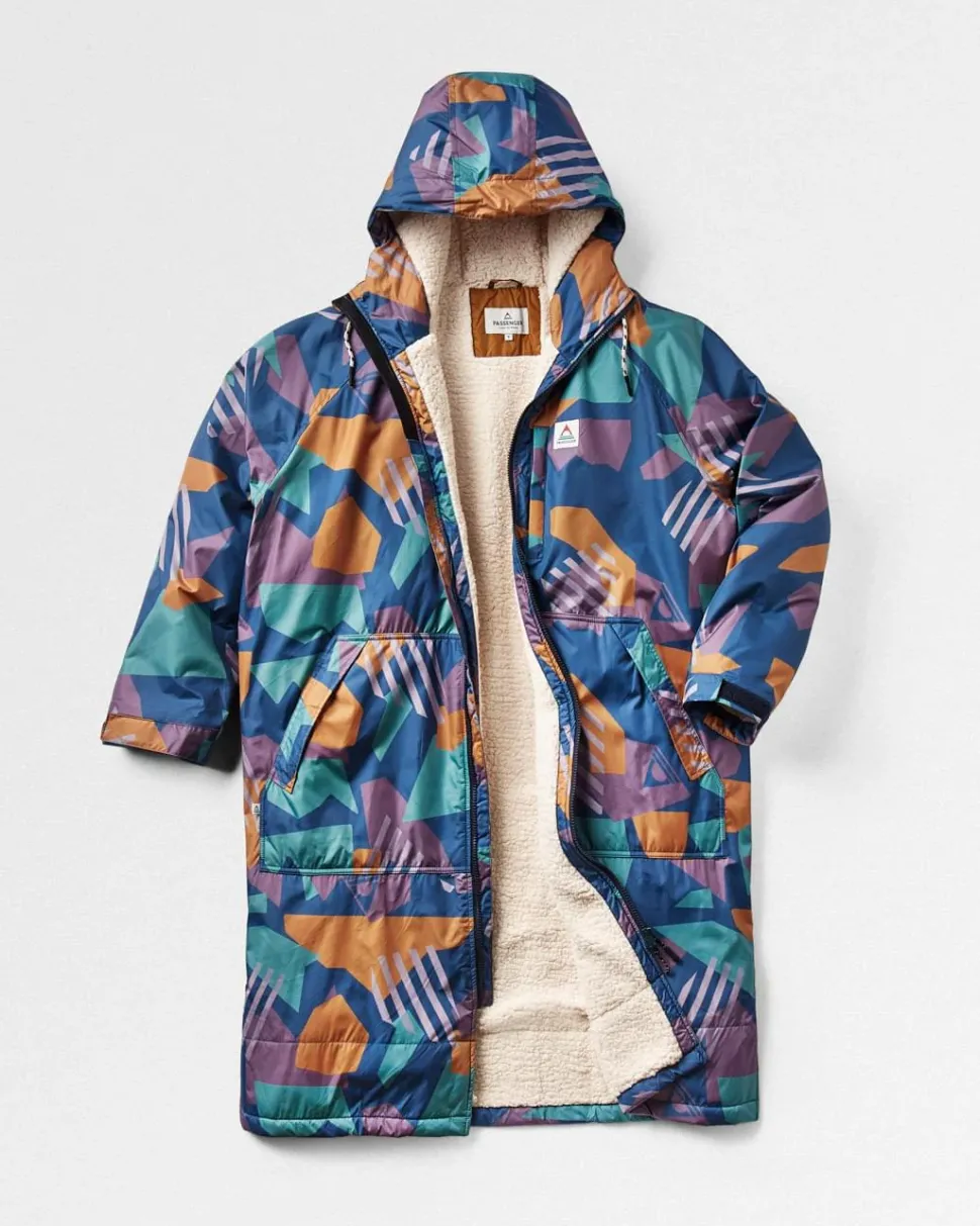 Waves Recycled Sherpa Lined Changing Robe