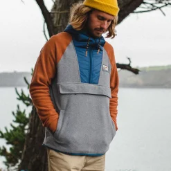 Woodland 1/2 Zip Recycled Polar Fleece