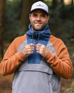 Woodland Hooded 1/2 Zip Polar Fleece